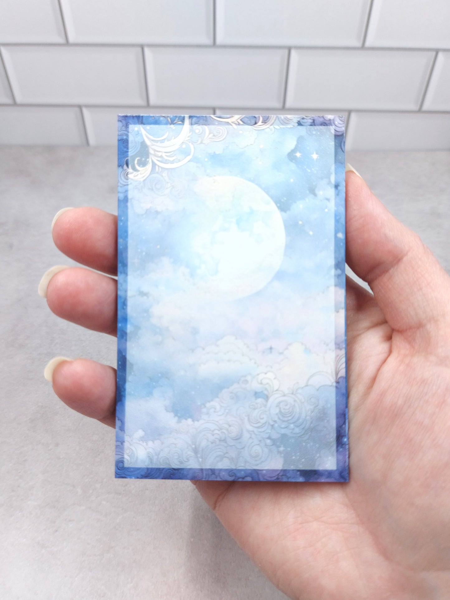 2.5 x 4 inch Notepad - 24 Sheets - Moonlight Clouds