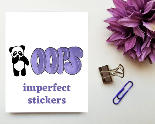 OOPS imperfect stickers Grab Bag (Sept 2023)