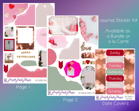 Journal Sticker Kit | Valentine | J022-024