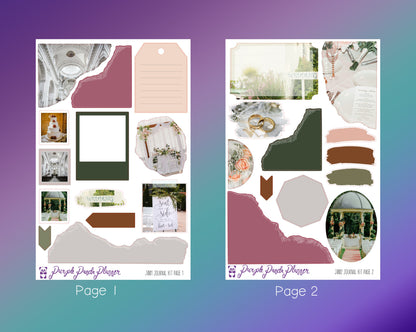 Journal Sticker Kit | Wedding | J034-036