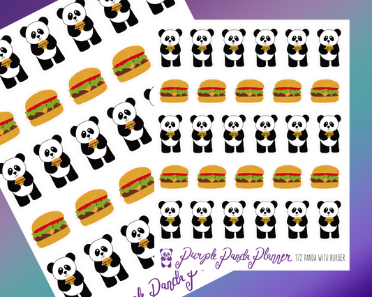 Panda with Burger |172|