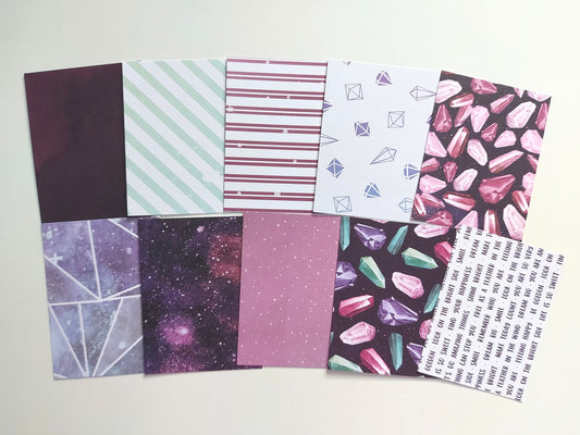 10 3x4 inch Journal Cards |Set 1|