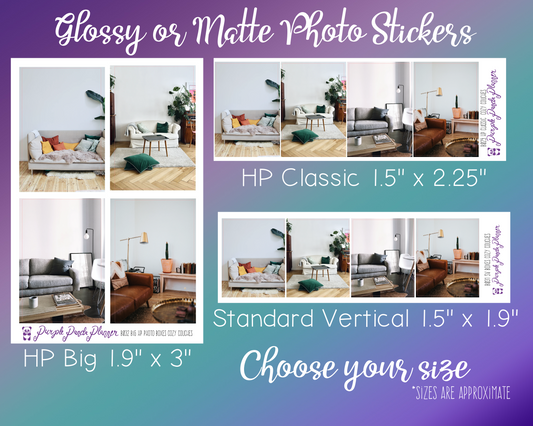 Cozy Couches - Photo Box Quad Collection | Photo Box Planner Stickers