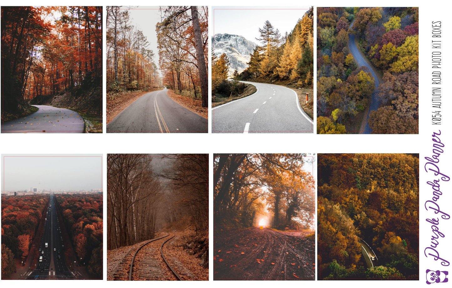 Autumn Roads Weekly Photo Kit - Standard Vertical (k054-k056)