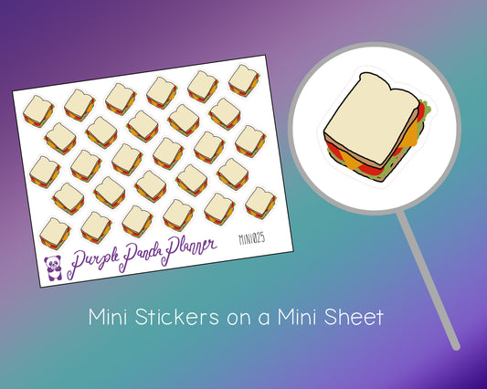 Sandwich Mini025 Stickers